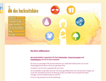 Tablet Screenshot of das-hochzeitsbuero.de